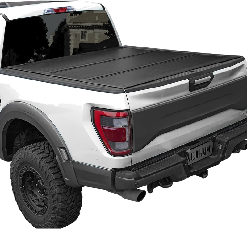 Flip-up Hard Folding Tonneau Cover compitable with 2020-2026 Chevy Silverado/GMC Sierra 1500 5.8ft Bed(69.9in)